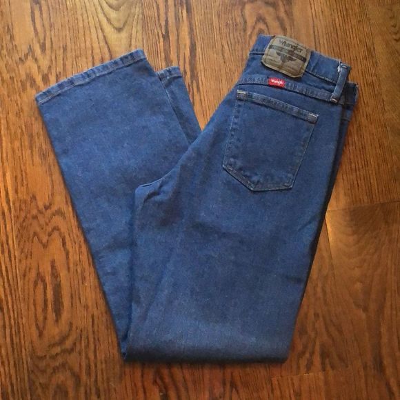 WRANGLER Men’s Relaxed Seat & Thigh Flex Fit Straight Leg Denim Jeans 30x30 NWT - Picture 6 of 10